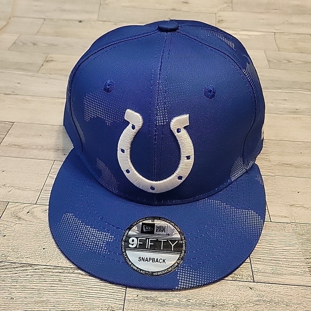 Indianapolis Colts New Era 9Fifty Hat Adjustable Snapback Trucker Style Cap NFL
